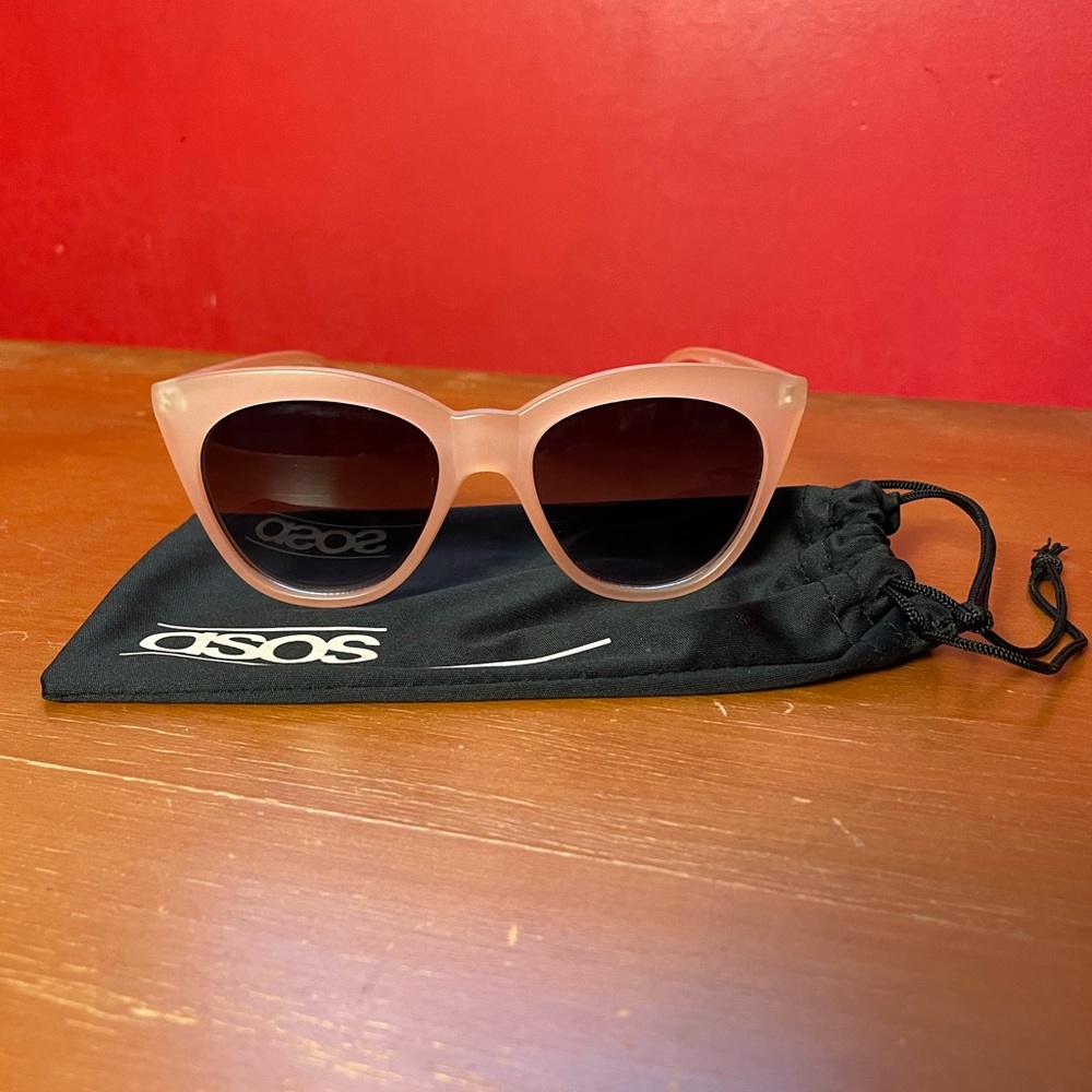 Soft Pink Retro ASOS Sunnies